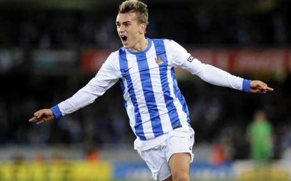 Real Sociedad winger Antione Griezmann