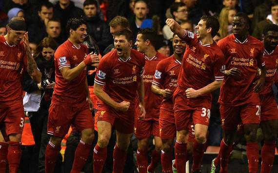 Steven Gerrard Liverpool Everton Premier League 01282014