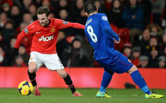 Manchester United's Juan Mata.