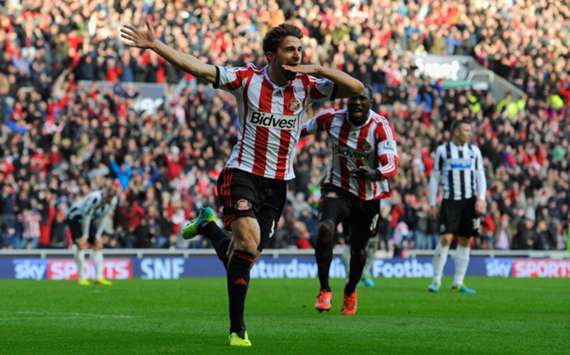 Fabio Borini scores against Newcastle