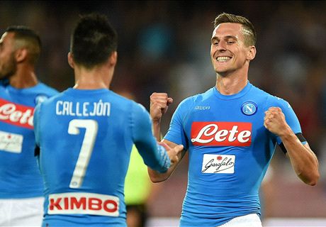Milik double gives Napoli victory in Kiev