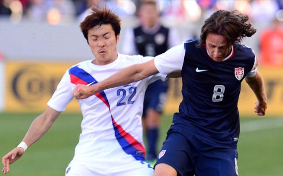 Mikkel Diskerud, USA; Park Jong-Woo, South Korea 02012014