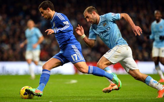 Eden Hazard, Manchester City vs Chelsea, EPL, 020314