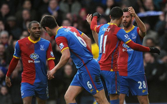 Joe Ledley Thomas Ince Crystal Palace West Bromwich Albion Premier League