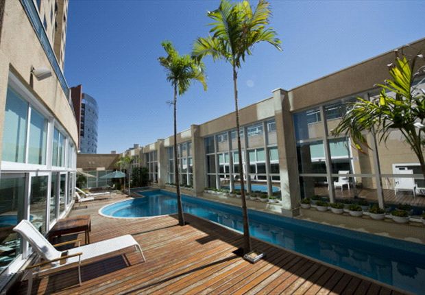 Swimming pool of the Vitoria Hotel Concept, Campinas