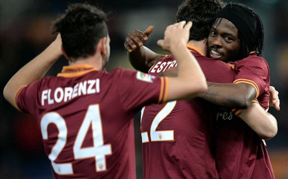 Roma celebrating