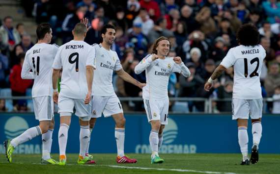 Real Madrid celebrate