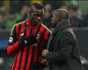 Mario Balotelli Clarence Seedorf Milan Mario Balotelli Clarence Seedorf Milan