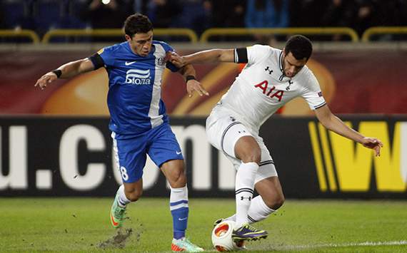 Victor Giuliano Etienne Capoue Dniepropetrovsk Tottenham Europe League 02202014
