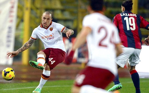 NAINGGOLAN BOLOGNA ROMA SERIE A 22022014