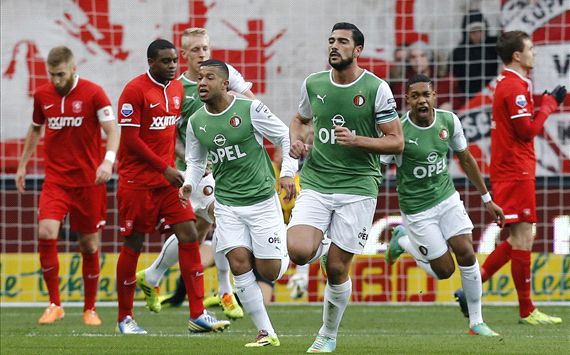 Pelle Twente Feyenoord Eredivisie 02232014