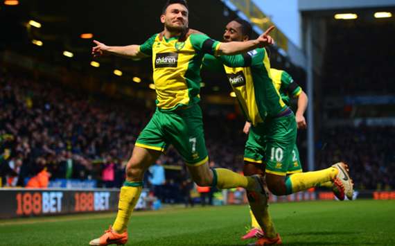 Norwich City's Robert Snodgrass.