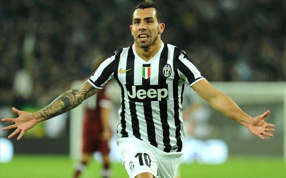 Carlitos Tevez Juventus Torino 02232014