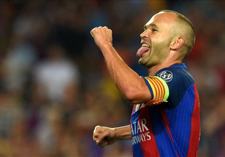 Voli Iniesta Jadi Gol Terbaik UCL Pekan Pertama