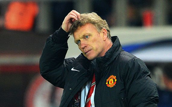 David Moyes Olympiakos Piraeus Manchester United Champions League 02252014