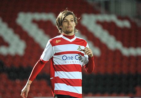 In Pictures: One Direction star Louis Tomlinson in action for Doncaster Rovers