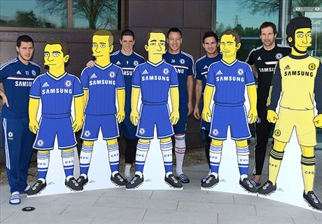 Chelsea team up with 'The Simpsons' for merchandise deal