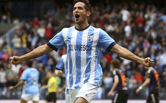 ROQUE SANTA CRUZ MALAGA VALLADOLID LA LIGA 03012014