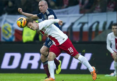 Poland 0-1 Scotland: Strachan’s men unbeaten in five after Brown winner