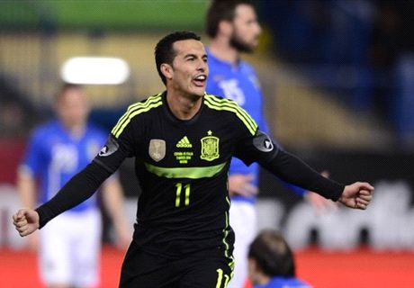 Pedro makes the difference for Spain