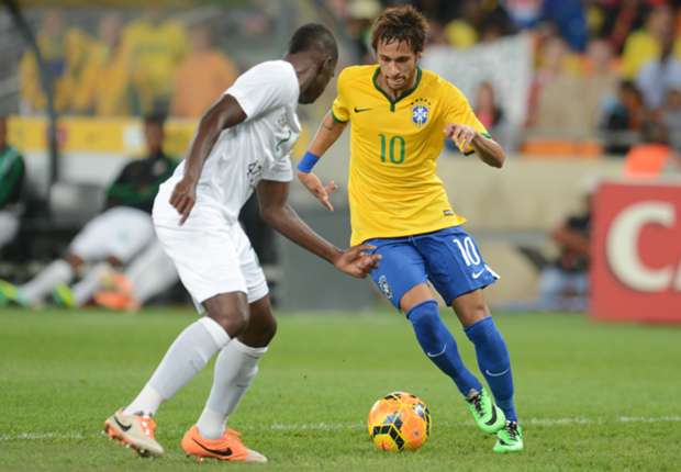 The Brazilians gave Bafana Bafana a football lesson in South Africa