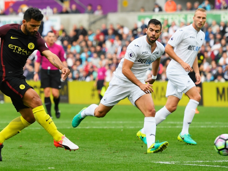 Swansea City-Manchester City (1-3), Man City toujours plus haut