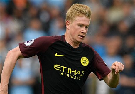 De Bruyne doubtful for Barca & Man Utd