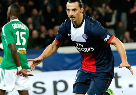 Ibra double downs Saint-Etienne