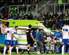 Marko Biskupovic sufre una fractura expuesta en el partido entre Universidad Católica y Santiago Wanderers