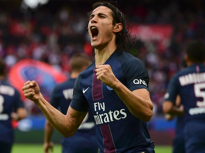 PSG, Cavani meilleur buteur européen