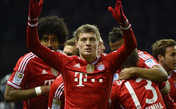 Toni Kroos Hertha BSC FC Bayern München Bundesliga 03252014