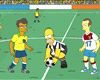 The Simpsons in Brazil for the 2014 World Cup