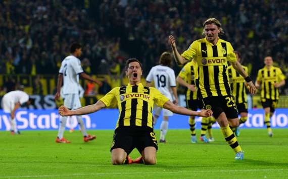 Borussia Dortmund striker Robert Lewandowski