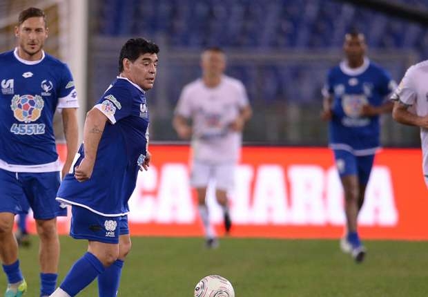 Partita per la Pace, Maradona e Totti ko 4-3: decisivo Cavenaghi