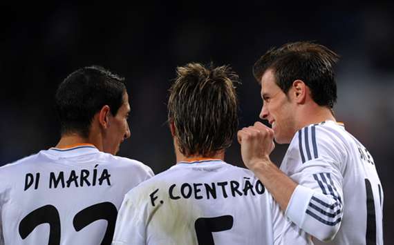 Angel Di Maria, Fabio Coentrao and Gareth Bale