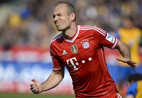 Robben on par with Messi & Ronaldo, says Sammer