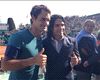 Radamel Falcao presume de glamour junto a Roger Federer