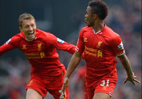 Sterling stars as Liverpool survive scare