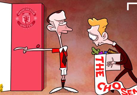 Ryan Giggs le enseña la puerta de salida a David Moyes
