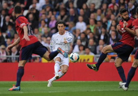 Real Madrid 4-0 Osasuna: CR7 brace