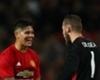Manchester United defender Marcos Rojo and David de Gea Manchester United defender Marcos Rojo and David de Gea