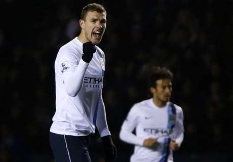 Everton-Man City 2-3: Blues primi