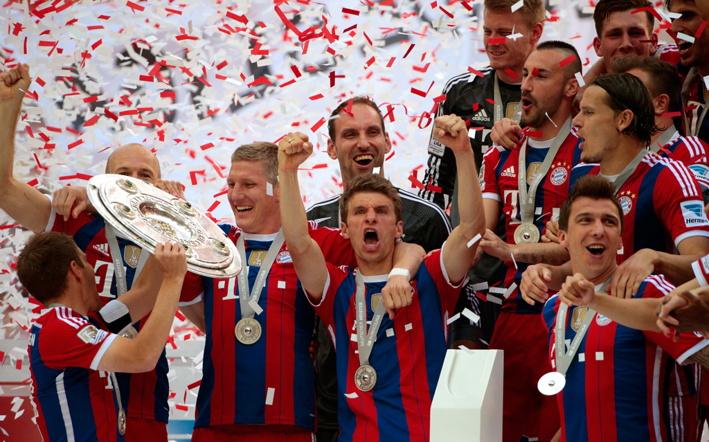 Bayerns Meisterfeier im Video