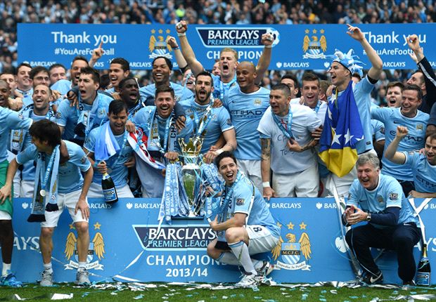 Manchester City crowned Premier League champions