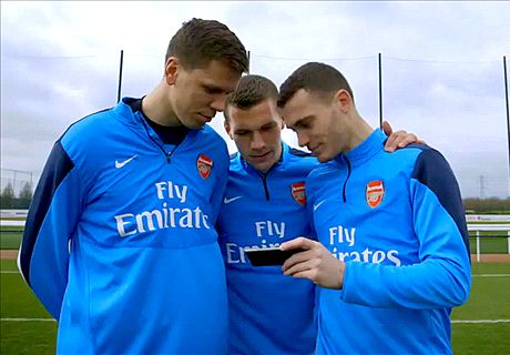 Watch Luiz & Podolski be Unreal