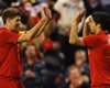 Liverpool captain Steven Gerrard and striker Luis Suarez