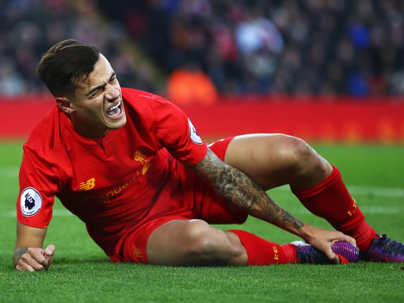Liverpool, Coutinho indisponible jusqu'en janvier