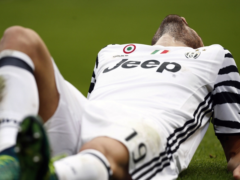 Juventus, Bonucci absent entre 6 et 8 semaines