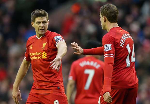 Jordan Henderson & Steven Gerrard, Liverpool.