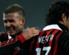 David Beckham and Alessandro Nesta while at AC Milan